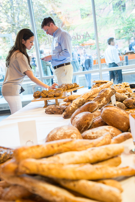 Woman selecting a pastry